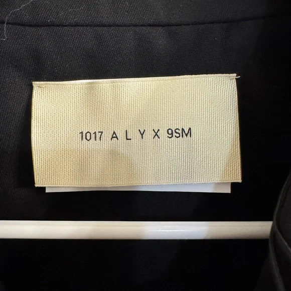 1017 ALYX 9SM Black Military Jacket